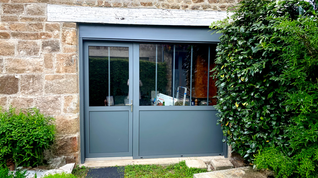 ensemble alu porte verriere