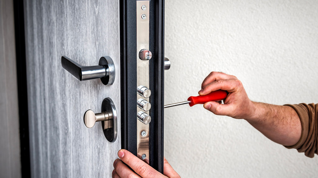 reglage porte entree